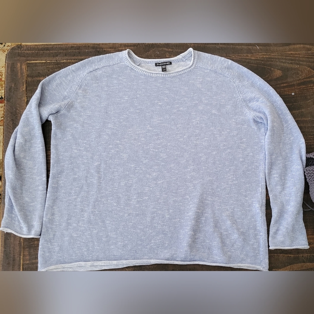 Eileen Fisher blue sweater